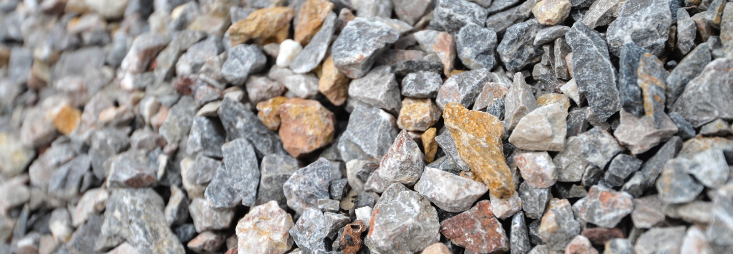 aggregates, rocks